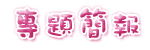 專題簡報